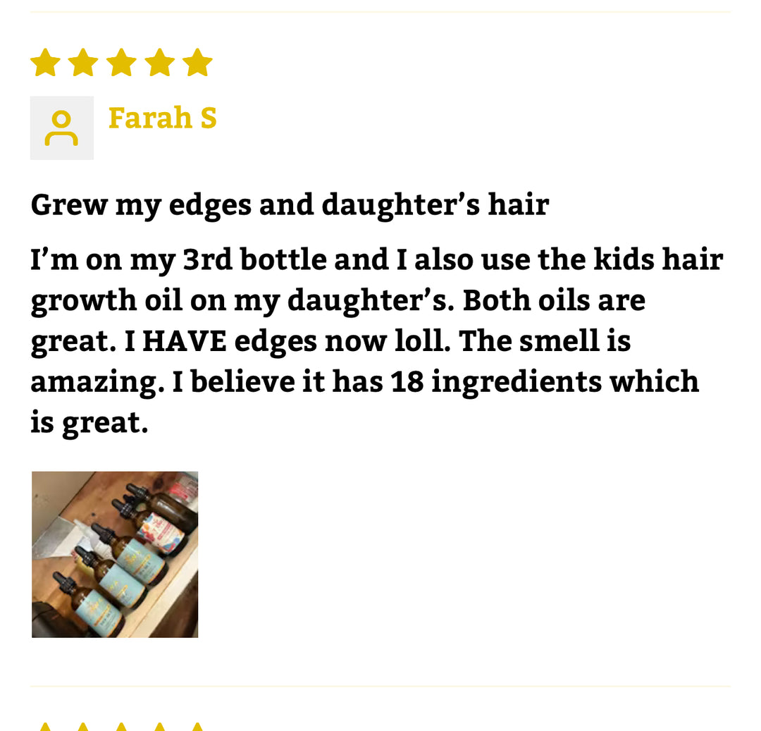 Fast Hair Growth Oil